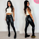 Calça de Couro Aveludada