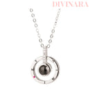 Colar De Luxo Eu Te Amo em 100 Idiomas