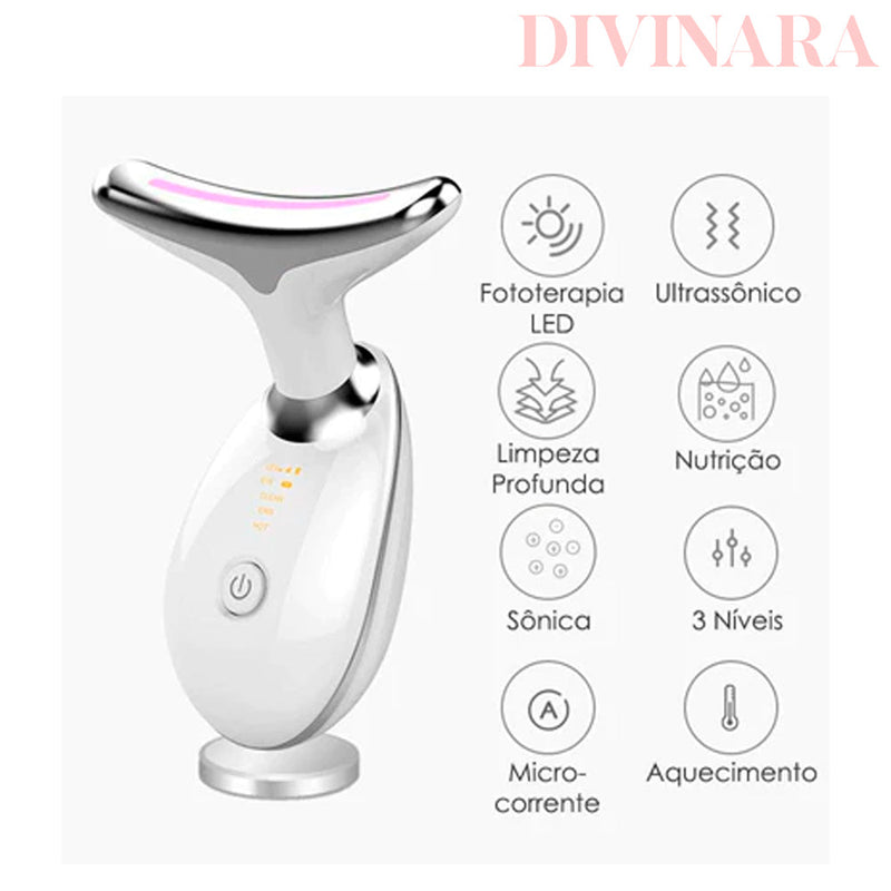Aparelho Facial Previne Rugas e Papadas