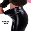 Calça de Couro Aveludada