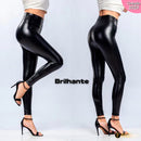 Calça de Couro Aveludada