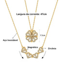 Colar Trevo de Coração (Compre 1, Leve 3)