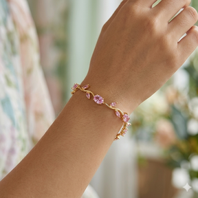 Pulseira Tulipa Dourada