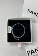 Pulseira Riviera Prata com Pedras de Zircônia Azul