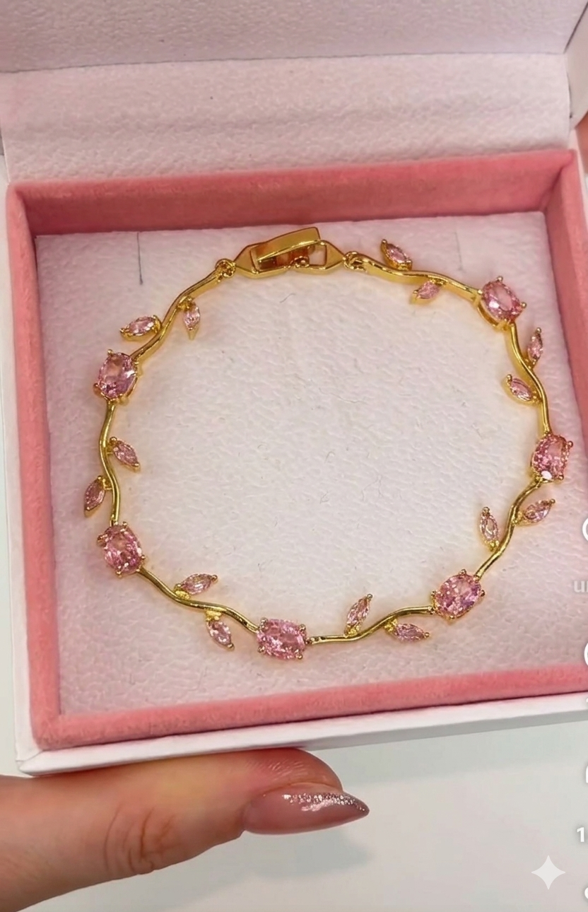 Pulseira Tulipa Dourada