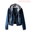 Jaqueta Jeans Feminina Com Lycra