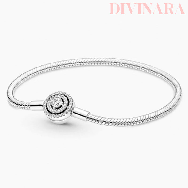 Pulseira de Prata Com Berloque