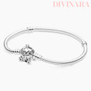 Pulseira de Prata Com Berloque