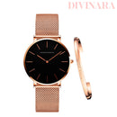 Relógio Quartzo Feminino Com Pulseira