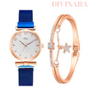 Relógio de Luxo Com Pulseira Feminino