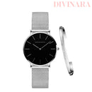 Relógio Quartzo Feminino Com Pulseira