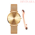 Relógio Quartzo Feminino Com Pulseira